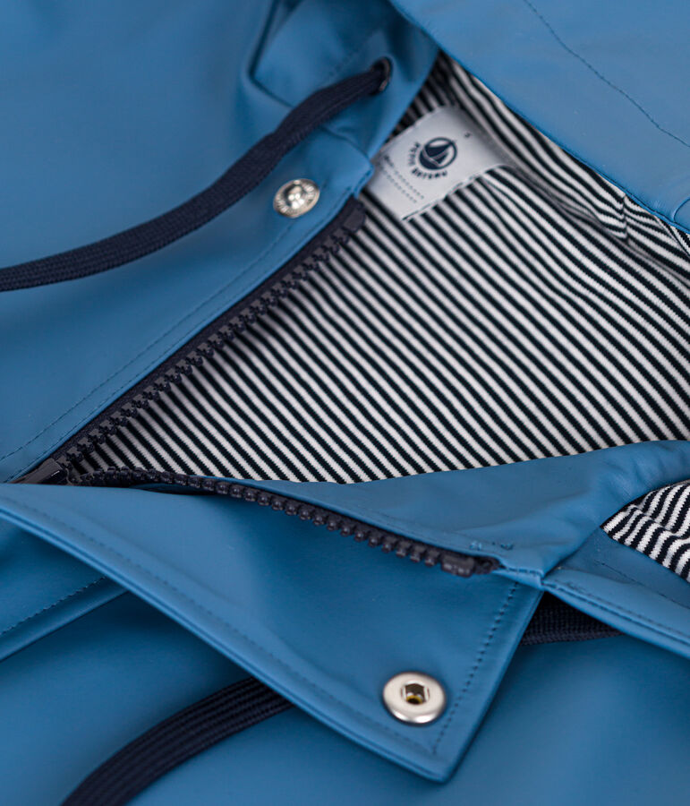 Chubasquero emblem&aacute;tico unisex azul