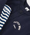 Conjunto de regalo para bebé: camiseta y pantalón azul SMOKING/blanco MARSHMALLOW