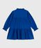 Vestido infantil liso de manga larga de algodón OLYMPIC