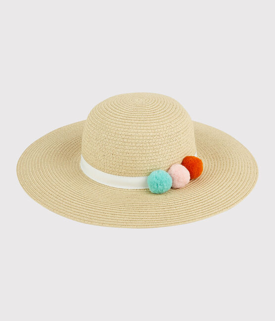 Independientemente Testificar Garantizar Sombrero de paja de niña NATUREL | Petit Bateau