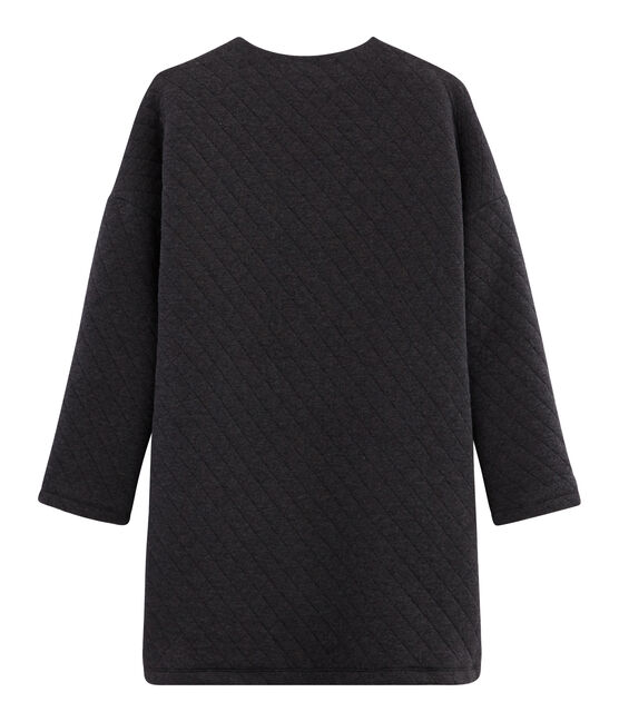 Chaqueta larga de túbico para mujer gris CITY CHINE