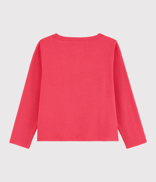 Rebeca de algod&oacute;n de ni&ntilde;a rosa