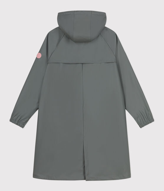Chubasquero largo y bicolor para mujer verde THUYA