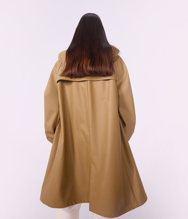 Chubasquero largo y bicolor para mujer LATTE