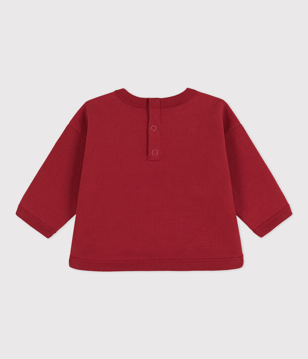Sudadera de algod&oacute;n para beb&eacute; rojo