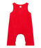 Peto de terciopelo para bebé niño rojo FROUFROU