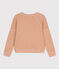 Sudadera de algodón para mujer beige VINTAGE