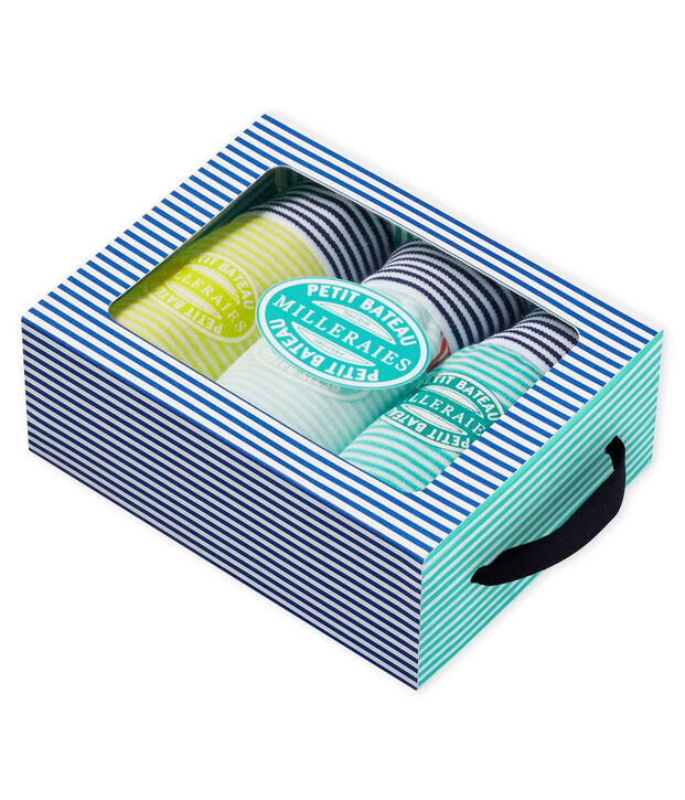 Tr&iacute;o de b&oacute;xeres para ni&ntilde;o multicolor