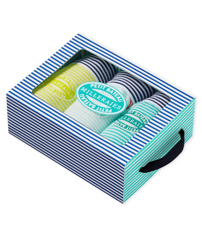 Tr&iacute;o de b&oacute;xeres para ni&ntilde;o multicolor