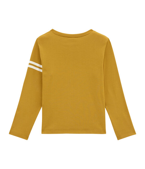 Camiseta de manga larga para niño amarillo INCA