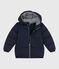 Plumífero infantil liso azul SMOKING