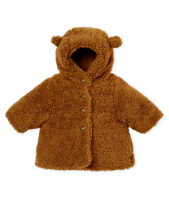 Abrigo de sherpa para bebé niña marron BRINDILLE