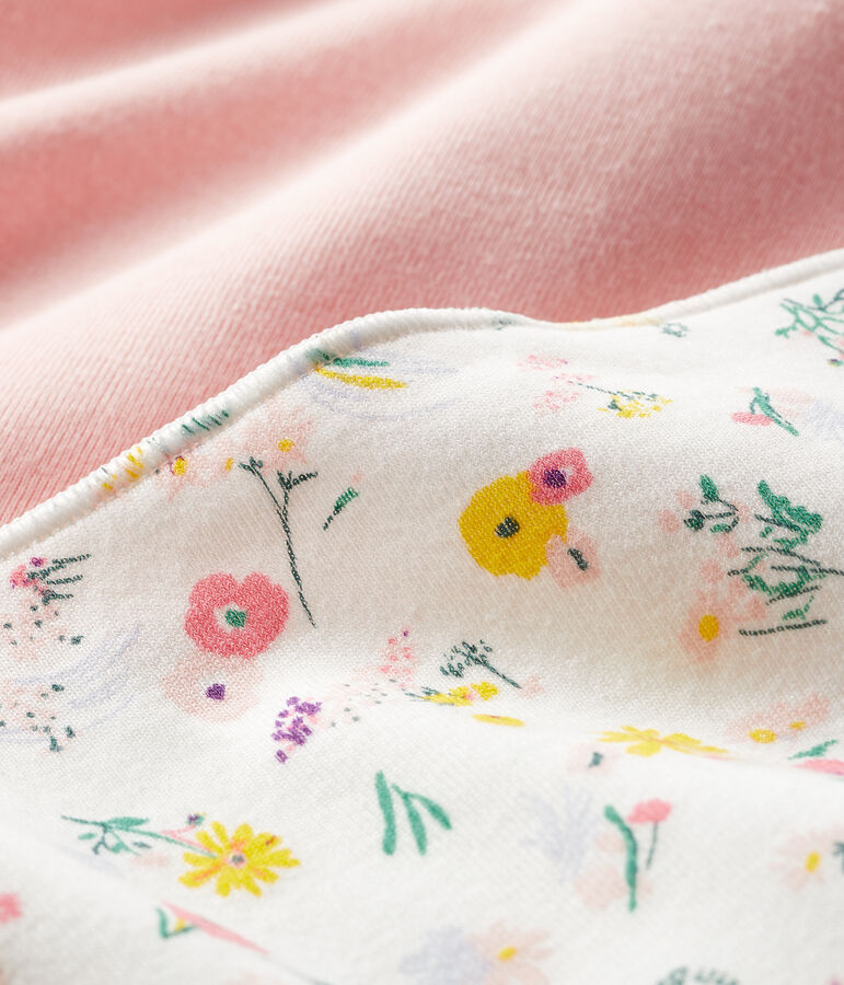 Lote de 2 bandanas baberos de beb&eacute; ni&ntilde;a multicolor