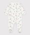 Pijama de mulet&oacute;n con estampado de perro para beb&eacute; blanco/multicolor