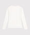 Camiseta L'ICONIQUE de algodón de punto «cocotte» para mujer blanco ECUME