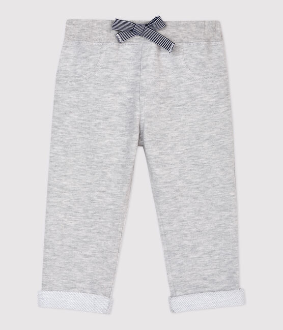 Pantalón de muletón de bebé. gris BELUGA CHINE