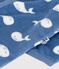 Sobrepijama polar con estampado de ballena para beb&eacute; azul/blanco