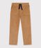 Pantal&oacute;n infantil recto de terciopelo LATTE