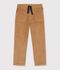 Pantal&oacute;n infantil recto de terciopelo LATTE