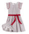 Vestido infantil para niña blanco MARSHMALLOW/blanco MULTICO