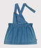 Vestido vaquero ligero sin mangas para bebé azul DENIM CLAIR