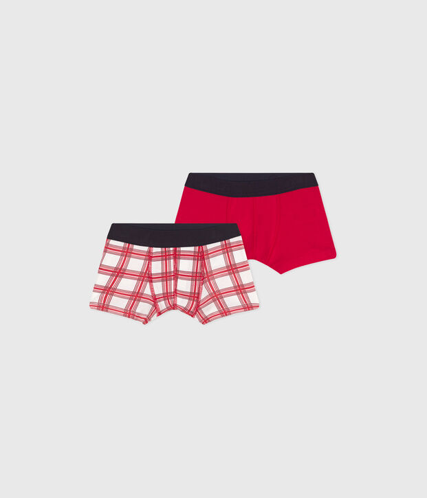 Lot de 2 boxers en coton multicolor