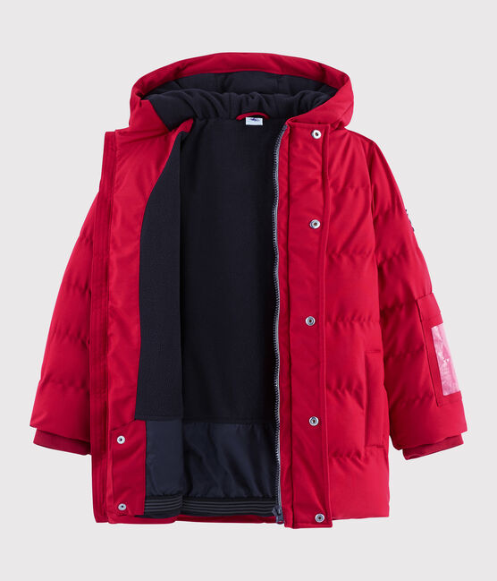 Abrigo de esquí para niño/niña rojo TERKUIT