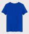 Camiseta L'ICONIQUE de lino de mujer azul DELFT