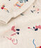 Sudadera de felpa para niña beige MONTELIMAR/blanco MULTICO