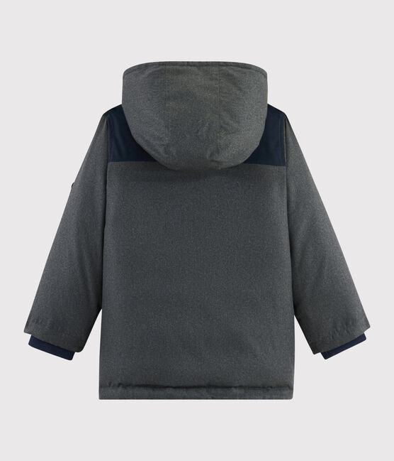 Parka de algodón revestido de niño gris CITY CHINE