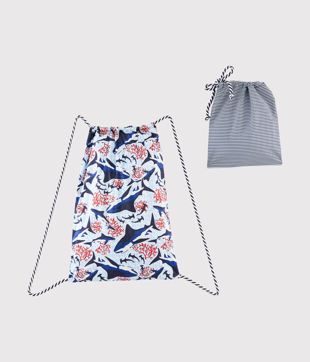 Mochila ligera ni&ntilde;o blanco/multicolor