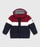 Plumífero infantil liso colorblock azul SMOKING/blanco MULTICO