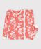 Pijama snugfit hawaiano de algodón de niña rosa PAPAYE/ MARSHMALLOW