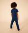 Camiseta de punto flameado para niño azul MEDIEVAL