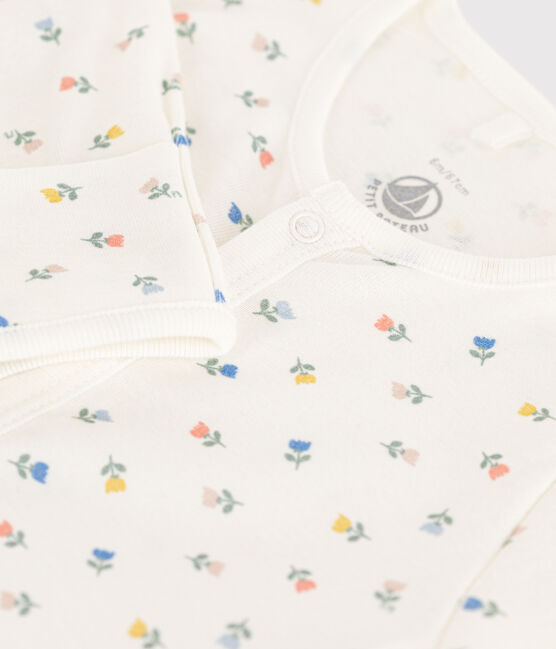 Mono saco de algodón estampado blanco MARSHMALLOW/blanco MULTICO