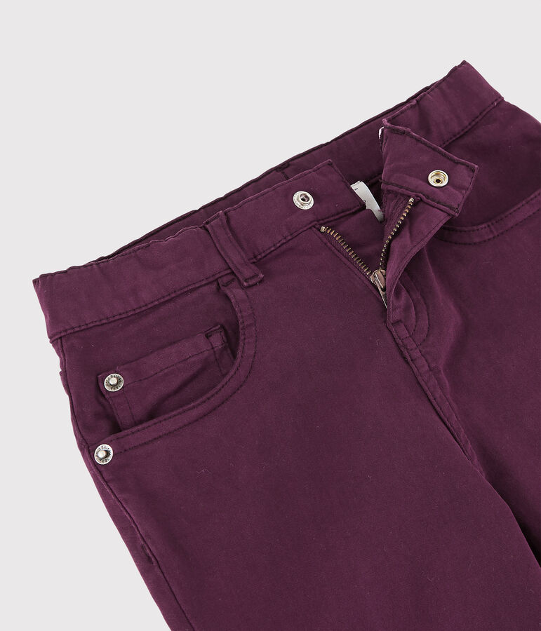 Pantal&oacute;n para ni&ntilde;a violeta