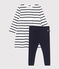 Conjunto de vestido marinero de algodón para bebé variante 1