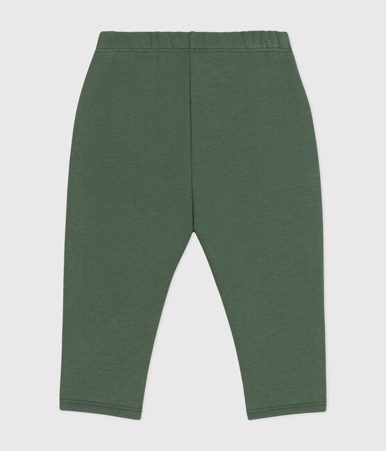 Pantalón de muletón de bebé verde CROCO