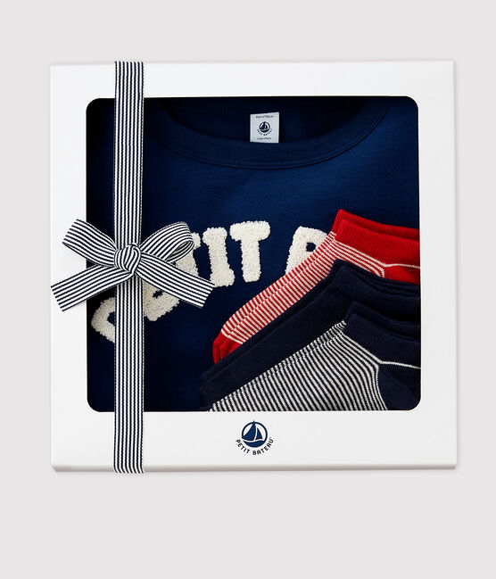 Estuche de regalo con sudadera y calcetines para niño variante 1