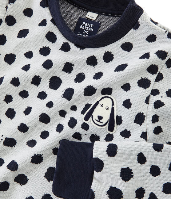Sudadera Jean Jullien blanco MARSHMALLOW/ DOTTIES