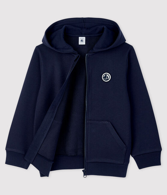 Sudadera con capucha de niña/niño azul SMOKING