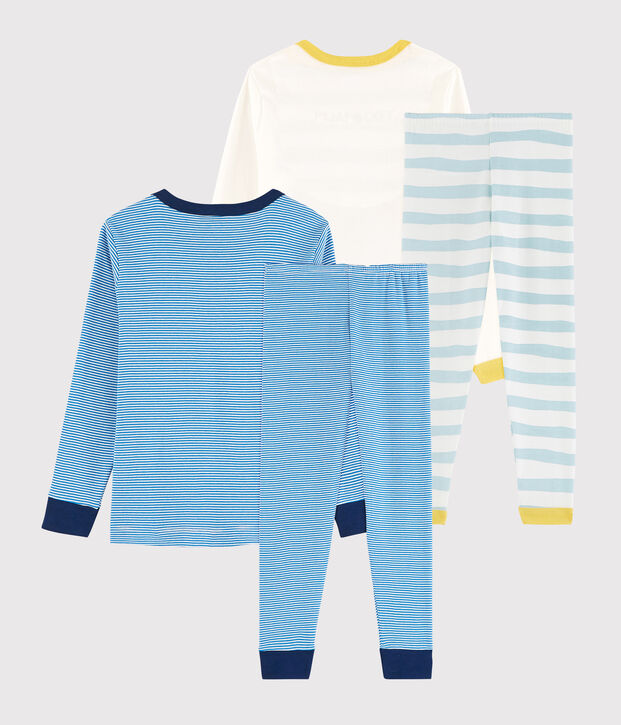 Juego de dos pijamas de punto para ni&ntilde;o peque&ntilde;o multicolor