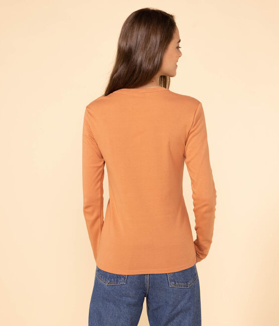 Camiseta L'ICONIQUE de algodón con cuello redondo para mujer rosa SIENNA