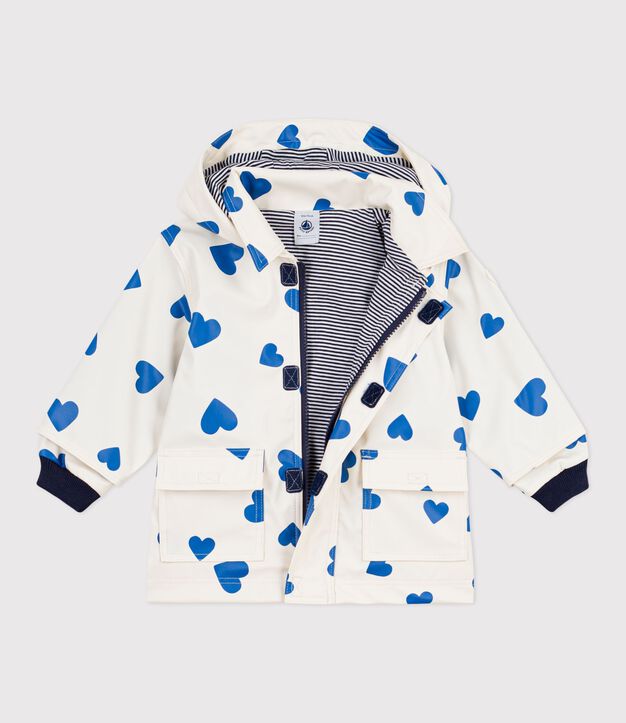 Chubasquero ic&oacute;nico para beb&eacute; azul/azul