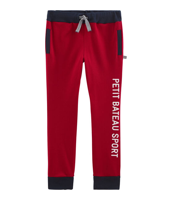 Jogging de canalé para niño rojo TERKUIT CN