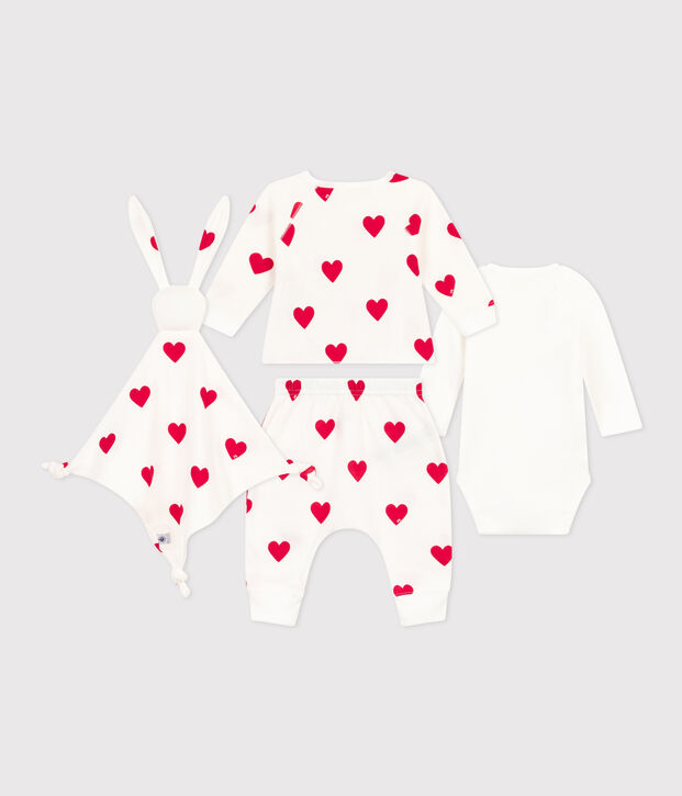 Estuche de regalo de corazones para reci&eacute;n nacido multicolor