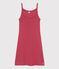 Camisón liso de algodón calado para mujer rosa PAPI