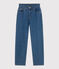 Pantalón denim recto para mujer azul DENIM MOYEN