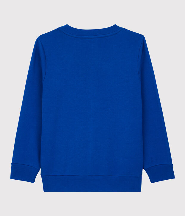 Sudadera de algod&oacute;n de ni&ntilde;o azul