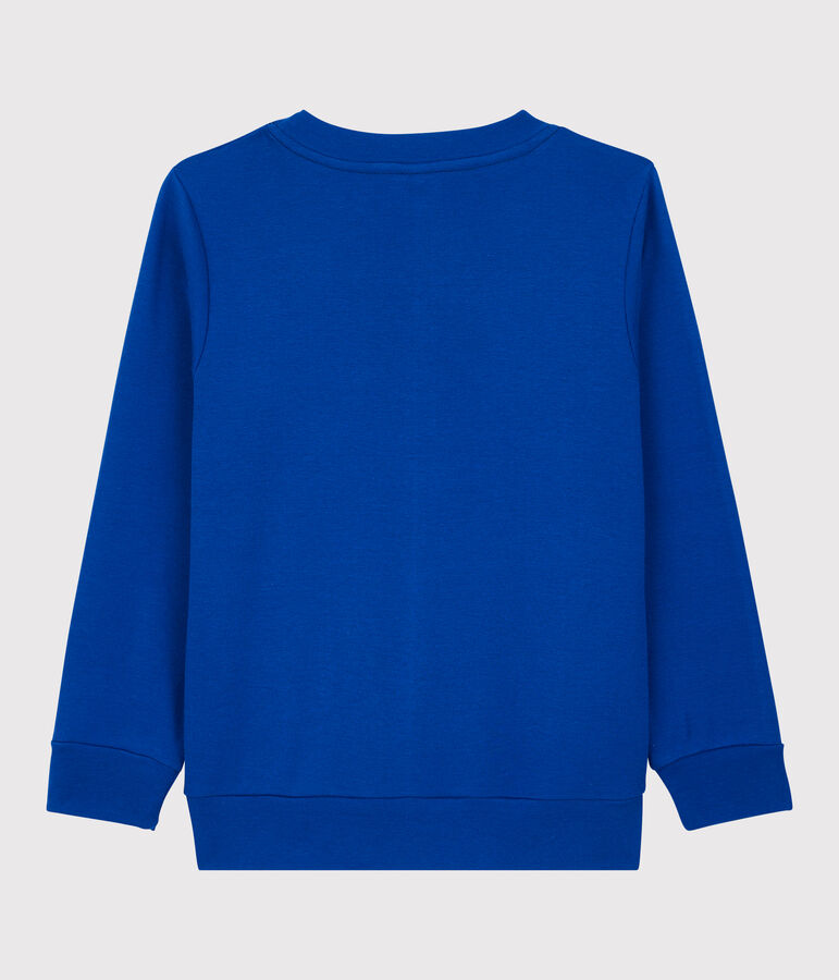 Sudadera de algod&oacute;n de ni&ntilde;o azul